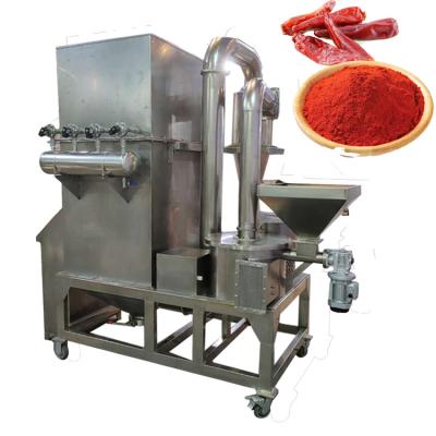 China High Efficiency Easy Operation 60 Kg Per Hour Chilli Powder Making Machine Spice Mill Grinder Fine Powder Grinding Machinery for sale