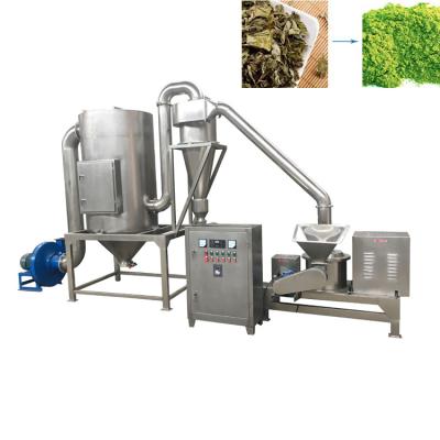 China High efficiency easy operation stainless steel moringa tea leaf powder grinding machine for sale