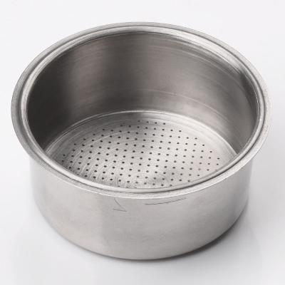 China 51mm CLASSIC Bottomless Portafilter 304 Stainless Steel Coffee Filter Basket Replacement Filter 2 Cups Basket Filter for sale