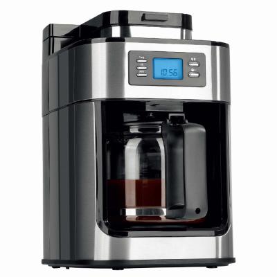 China Business Fashion Hotel Digital Drip Coffee Machine Household Automatic Electric Coffee Maker With Built-in Grinder for sale