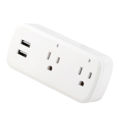 China Commercial 2 In 1 Security Wifi Supplements Smart Socket Outlet Outlet for sale