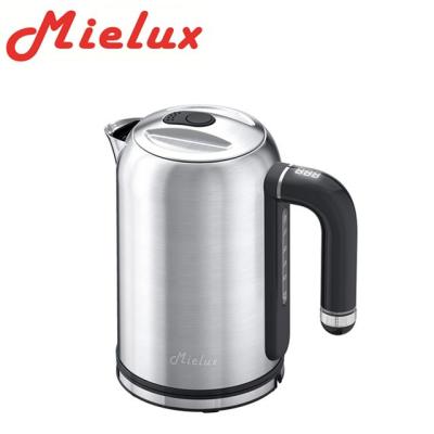 China 360 Degree Rotation Base Cordless Coffee Brewing Carved Dry Boil Pad Heater Fast Digital Electric Kettle Keep Warm With Handle for sale