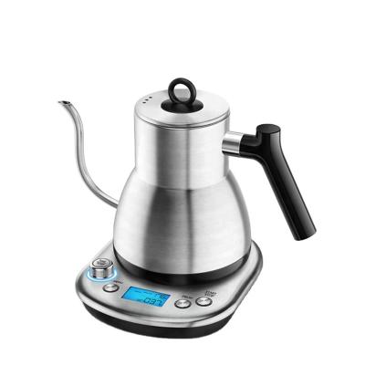 China 360-Degree Low Rotation Mode Pour-over Drip Coffee Pot With 360-Degree Low Rotation Quick Boil Electric Tea Glass Kettle For Hotel for sale