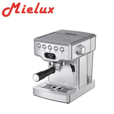 China Espresso Coffee Maker Hot Sales Espresso Machine 20 Bar High Pressure Coffee Makers With Milk Frother for sale