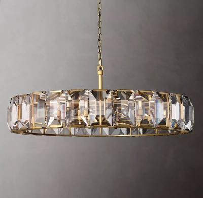 China Modern Gold Chandelier and Crystal Chandelier Interior Decoration Led Hanging Lamps for sale