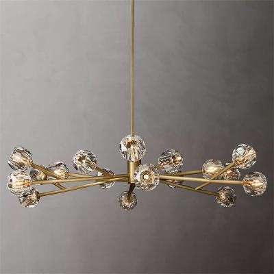 China Modern Hanging Lights Gold Living Room Decor Luxury Ceiling Chandelier Around Modern Led Chandelier for sale