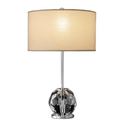 China Modern Led Crystal Table Lamp Bedroom Bedside Lamp Art Decoration Crystal Lamp for sale