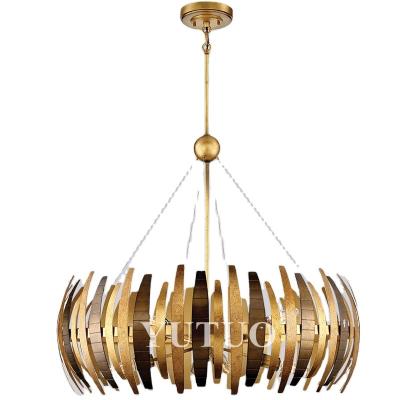 China Modern Minimalist Living Room Round Chandelier Bedroom Study Pendant Lamp Light Lamps Luxury Fixtures for sale