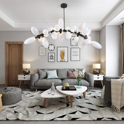 China Modern Post Modern Glass Home Decor Chandelier Grape Luxury Lamp Lamps for sale