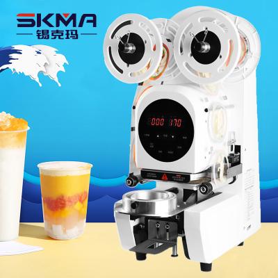 China 110V 220V Portable Automatic Food Cup Bubble Tea Cup Sealing Machine High Quality Sealing Machine for sale