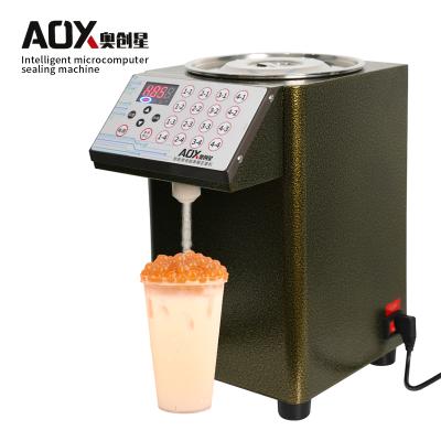 China Commercial Supplying Cheap Bubble Tea Fructose Machine 304 Quantitative Sugar Fructose Dispenser Stainless Steel Tankl for sale