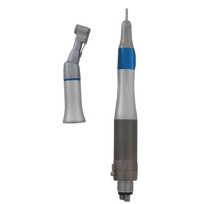 China Dental Low Speed ​​Handpiece Metal Vs Straight Angle Nose 2/4 Holes Air Motor Dental Low Speed ​​Handpiece Sets External Water Spray for sale