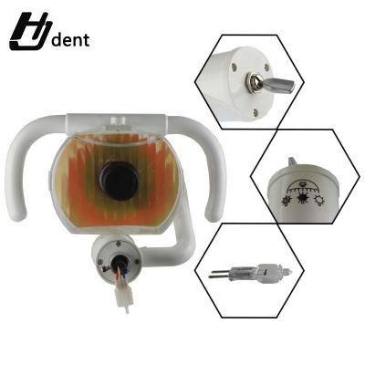 China Metal Fashion Dental Chair LED Lamp Two 22/25 Mm Connection Dental Lamp Surgical Oral Lamp for sale