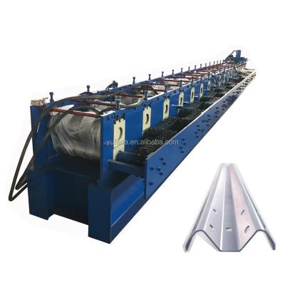 China Building Material Stores Road Guardrail W Beam Forming Machine For Road Barrier for sale