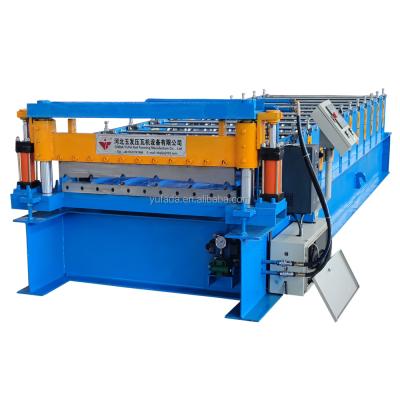 China Building Material Shops Max Capacity 40m/min High Altitude Used Stainless Steel Metal Roofing Roll Forming Machine for sale