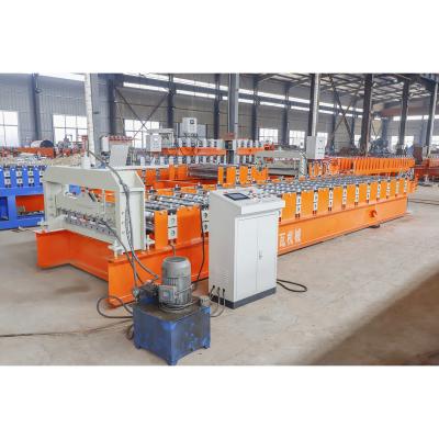 China Building Material Shops Automatic Sheet Sheet Roll Forming Machine Price Wall Panel Span IBR Long Roll Forming Machine for sale