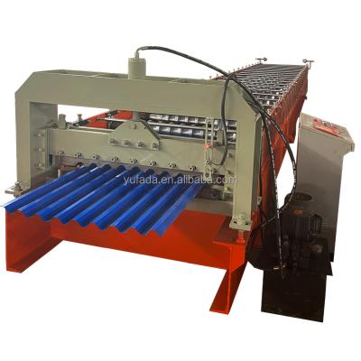 China Building Material Shops Corrugated Roof Making Machine Corrugated Sheet Roll Forming Machine Corrugated Panel Machine for sale