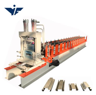 China Structure Frame Automatic Size Variable Omega Sheet Roll Forming Machine for sale