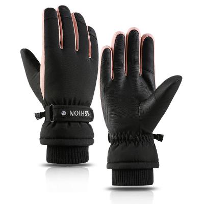 China Professional custom made waterproof cotton gloves 3m cotton warm workmanship winter winter sports training gloves for sale