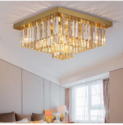 China Lighting Luxurious Crystal Chandelier Pendant Contemporary Contemporary Decoration K9 Crystal Modern Home Gold for sale