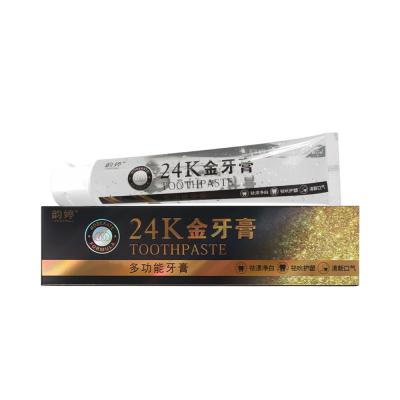 China Whitening 100g Quality Assurance Mint Flavor Paste Gold Crystal Toothpaste For Reduce Tooth Stains for sale