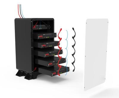 중국 20KWh 에너지 저장 리튬 이온 건전지, 48V 400AH LiFePO4 건전지 은행 세륨, ISO 판매용