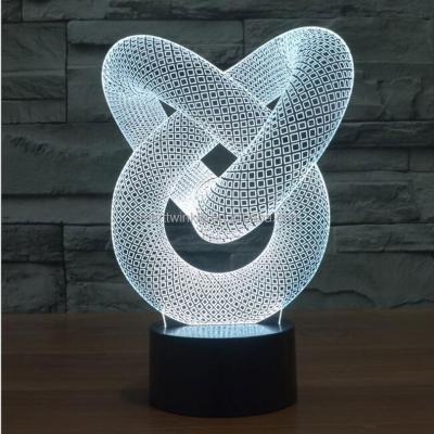 중국 High Quality 3D Usb USB Connect LED Table Lamp 3D Illusion Night Light Lamp Factory Price 3d Led Lamp 판매용