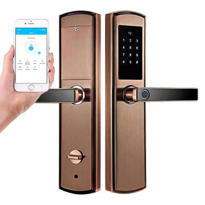 China Home/Apartment/Office Security Smart Biometric Fingerprint Door Lock 4 in 1 for sale