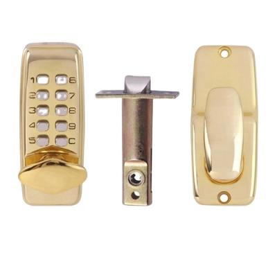 China Indoor& J380 outdoor waterproof mechanical passcode push button door lock for garden gate for sale