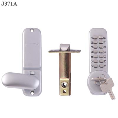 China Indoor& J371A password+key code exterior mechanical door lock for exterior for sale