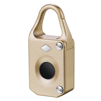 China Door Lock / Warehouse Door / Locker/Luggage/Bags Smart Fingerprint Padlock Mini Size Portable USB Charging Cabinet Battery Widely Use For Lifetime Anti-theft for sale