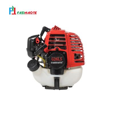 China 2-Stroke G26LS-NEW Gasoline Garden Machinery 26cc 2 Stroke Brush Cutter Engine for sale