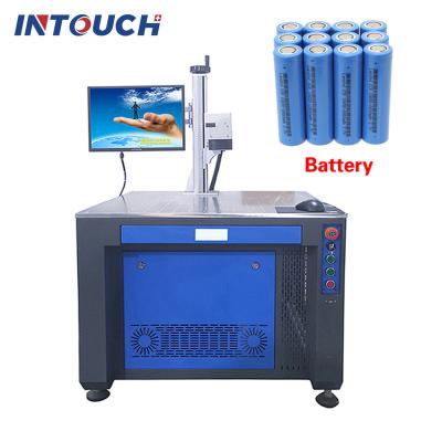 China High Speed ​​Fast Speed ​​18650 Lithium Battery Nickel Sheet JPT Pulse Galvo Scanner Precision Fiber Laser Welding Machine for sale