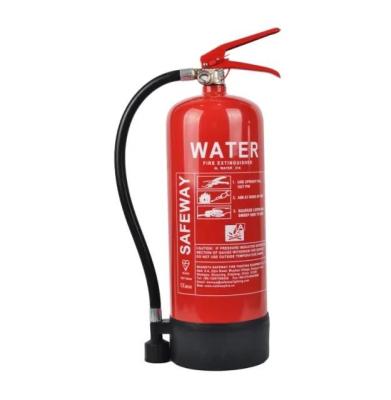 China Stainless Steel/Carbon Steel Water Based Fire Extinguisher 9L water fire extinguisher for sale