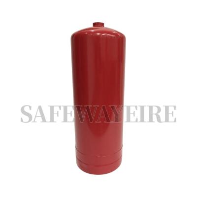 China ABC 130*410mm Dry Powder Empty Fire Container Red Cylinder For Fire Fighting for sale