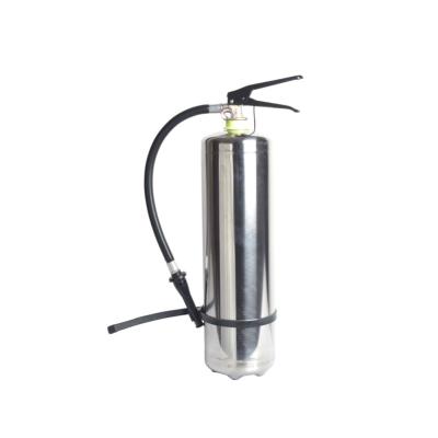 China Polished Stainless Steel Non Magnetic Fire Extinguisher 6L Steel Edition for sale