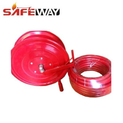 China St12 Manual Fire Hose Reel Hydrant Mild Steel 550mm Side Plate for sale