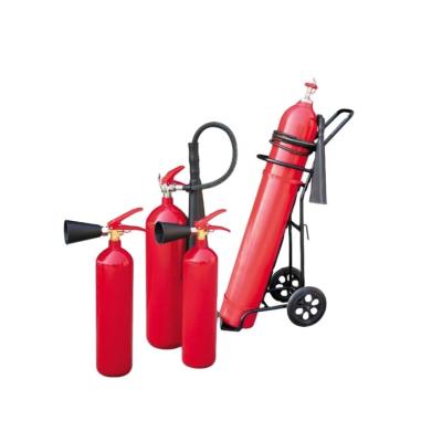 China Co2 10kg Red Cylinder Extinguisher Fighting Fire Wheeled EN3 Certificate for sale