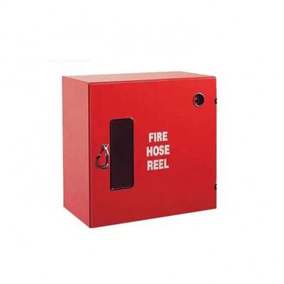 China Customized Silver Open Type Fire Hose Cabinets Wall Mounted For Industrial Use for sale