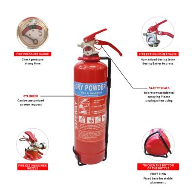 China Extintor seco do pó do sistema de supressão ST12 do fogo de 1KG ABC à venda