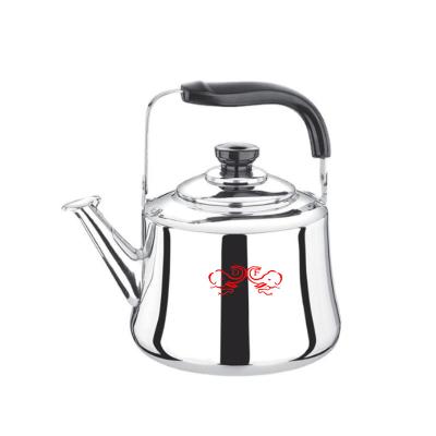 China DF Trading House Stovetop Water Kettle Large Capacity Stainless Steel Viable Hot Selling Tea Quickly Boil Whistling Tea Kettle for sale