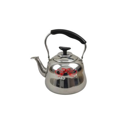 China DF Commercial Home Sale Stainless Steel Boiling Hot Water Viable Kettle Stylish Teapot Whistling Teapot With Polished Filter Shining for sale