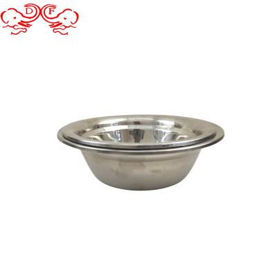 China Multi-fucntional Stainless Steel Viable Mixing Bowl Home Trade DF Salad Bowl Kitchen Seasoning Basin For Wholesale for sale