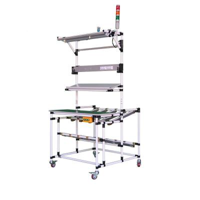 China Antistatic Electronic Work Table Easy Assembly Light Duty Lean Tube Workbench for sale