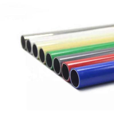 China 28mm PE plastic coated lean pipe cheap price ABS coated lean tube for sale