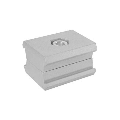 China 28mm Aluminum Tube Joint High Precision Aluminum Alloy Parallel Fixed Joint Mold Lean Tube Buckle for sale