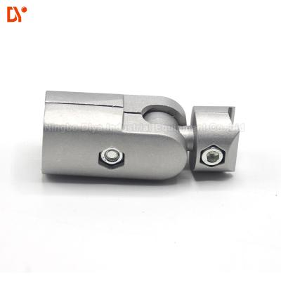 China 180° Od 28mm Thickness 1.7mm Aluminum Pipe Connector for sale