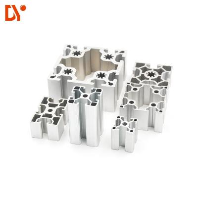 China 6063-t5 Aluminum Wall Angle Square Round I Shape Aluminum Rail Wood Grain Custom Extrusion Aluminum Profile for sale