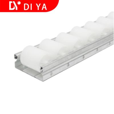 China Antistatic Plastic Roller Track For Warehouse Storage Conveyor Line And Track System for sale