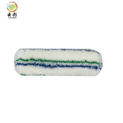 China High Quality Low Price Blue And Green Horizontal Stripe Painting 9 Inch Roller Sewing Brush for sale